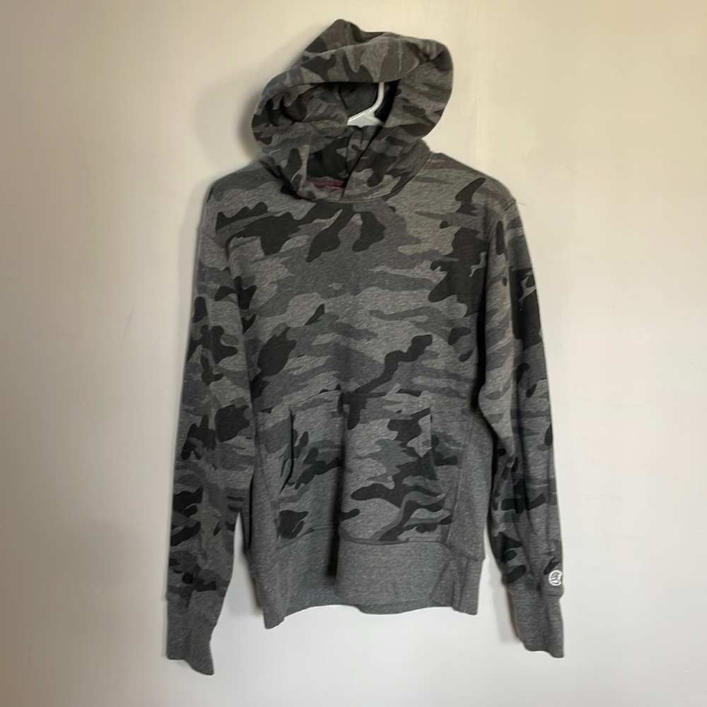 Todd Snyder Gray Camo Champion Hoodie
